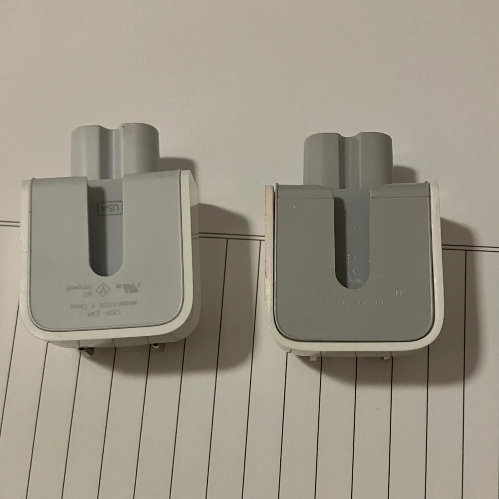 Set of 2 Apple Duck Head Converter Wall Plug